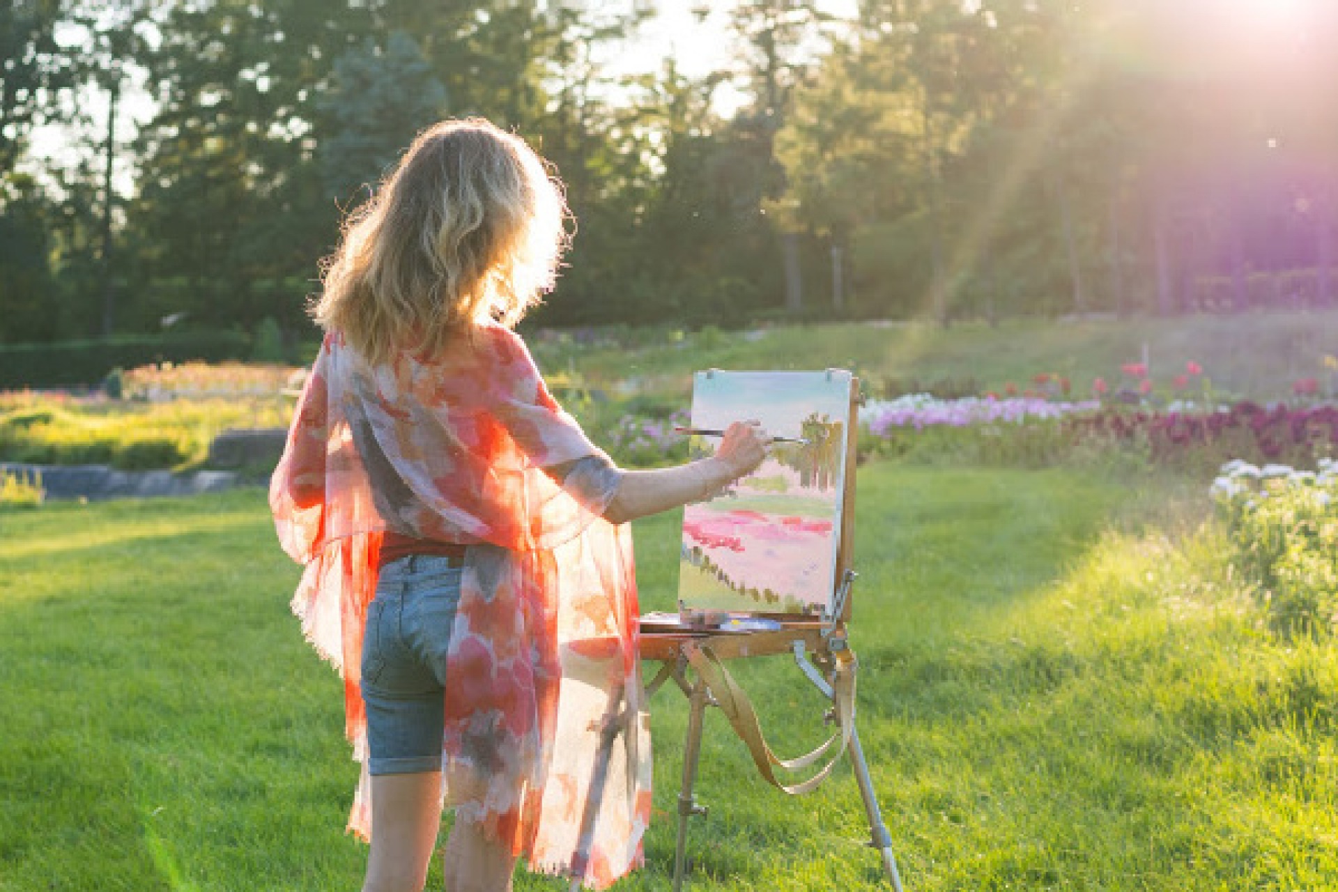 PACE Artist Class Plein Air Painting October 17 Council Bluffs, Iowa