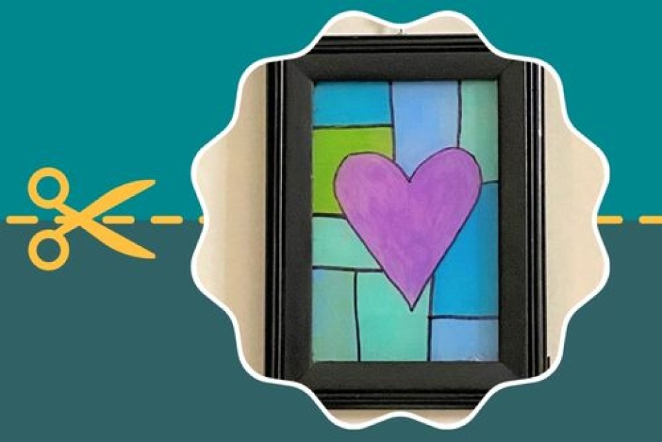 Featured image for Saturday Craft: Stained Glass Frames