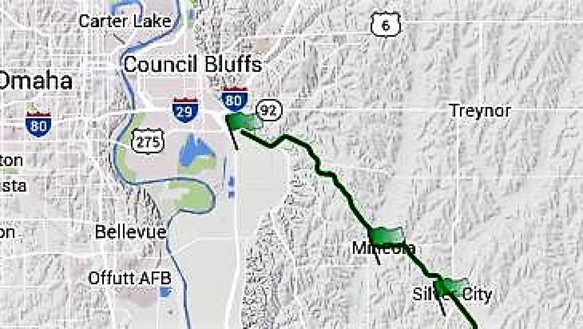 Wabash Trace Trail Map